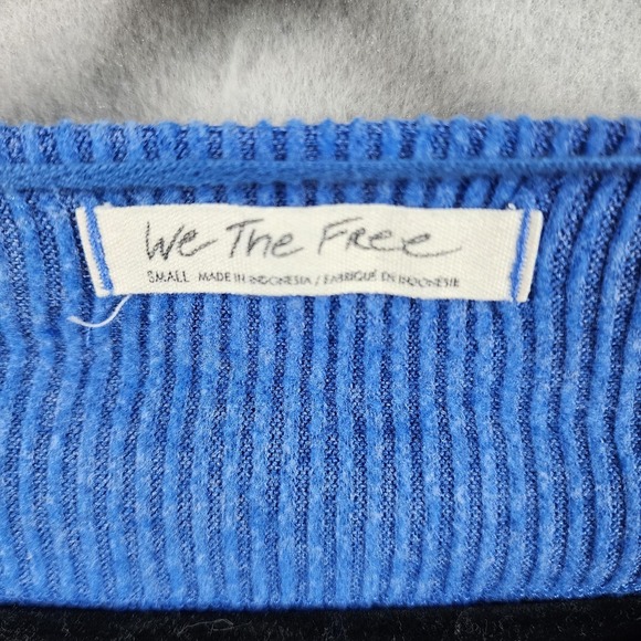 We The Free Sweater Womens Small Dolman Sleeve Ribbed Pullover Lightweight Top - Picture 2 of 9
